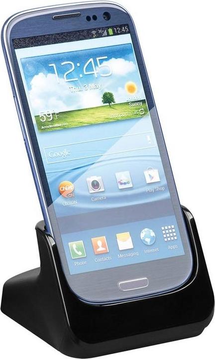 Actual product image AccuCell USB docking station Samsung Galaxy S3 mobile