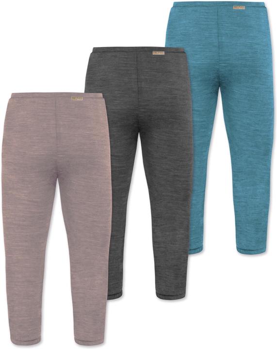 Immagine prodotto Normani Confezione da 3 pantaloni baby merino con piedini - 9543 (80)