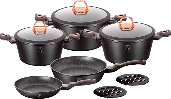 Produktbild BerlingerHaus Kochgeschirr (28 cm, Pfannenset + Topfset, Edelstahl)