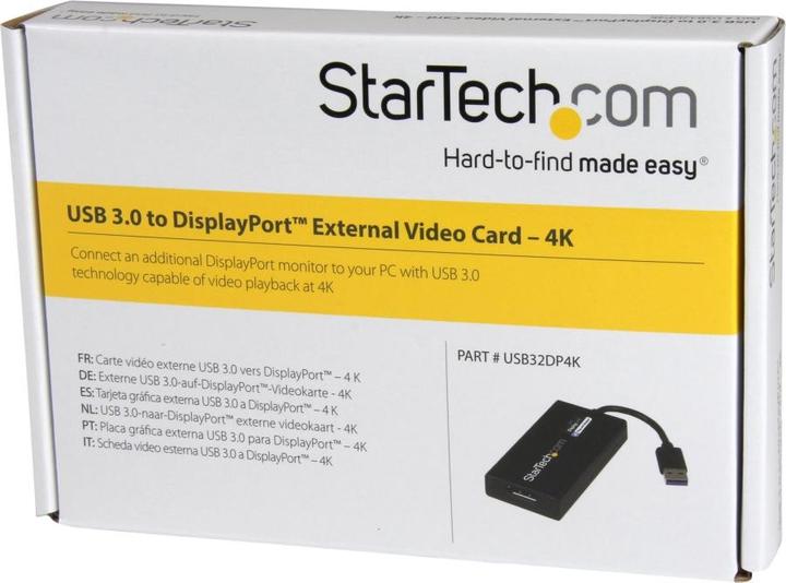 Produktbild StarTech USB A – Displayport (USB-A, 9 cm)