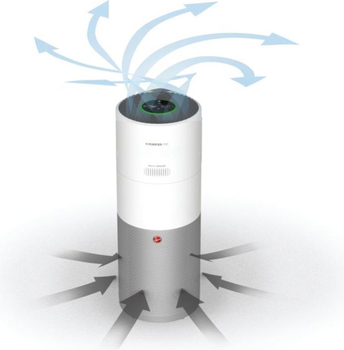 Actual product image Hoover HHP70CAH011 (110 m²)