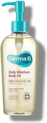 Actual product image Derma:B Daily Moisture for Dry Skin Natural Origin with Argan Oil and Sweet Almond Oil (Body oil, 200 ml)