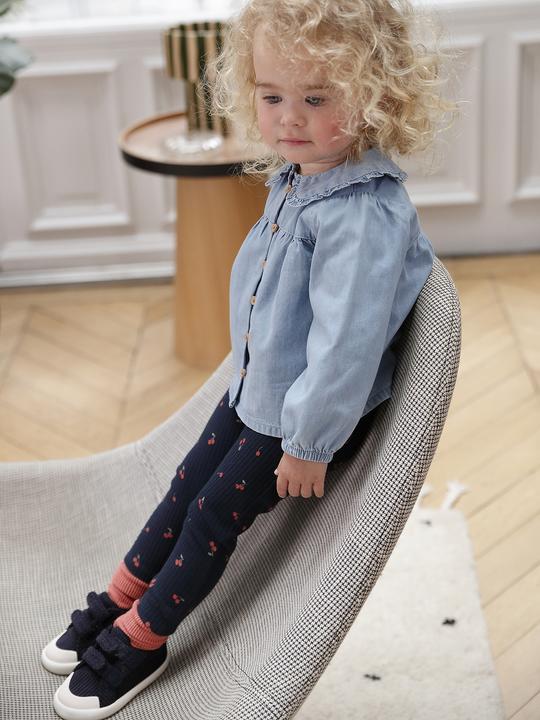 Immagine prodotto Vertbaudet Camicetta da bambino in denim chiaro, personalizzabile (74)