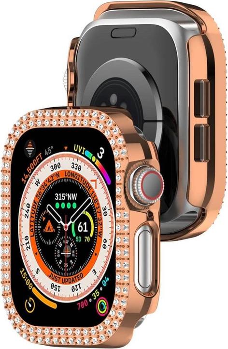 Image du produit Cover-Discount Apple Watch 10 - 42mm - Etui de protection en strass scintillant