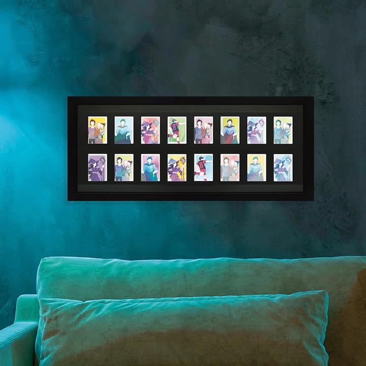 Actual product image GB Eye GBEYE - Trading Card Collector Frame 16 Position Black 30.5x76cm X2