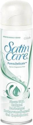 Gillette Satin Care Gel 200ml Pure & Delicate Without colours and perfumes (065363) (200 ml, Shaving gel)