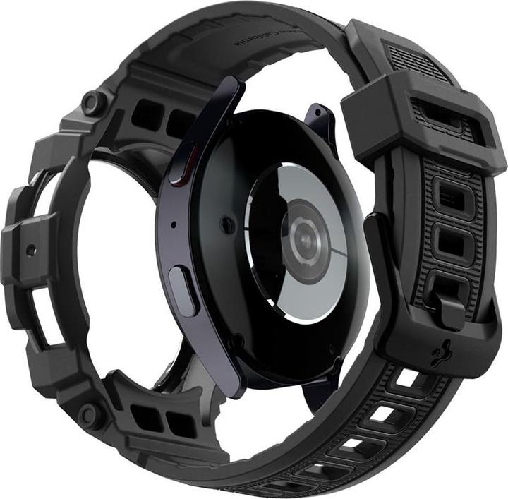 Spigen Rugged Armor Pro Galaxy Watch 7 (44mm) Case + Band Matte Black