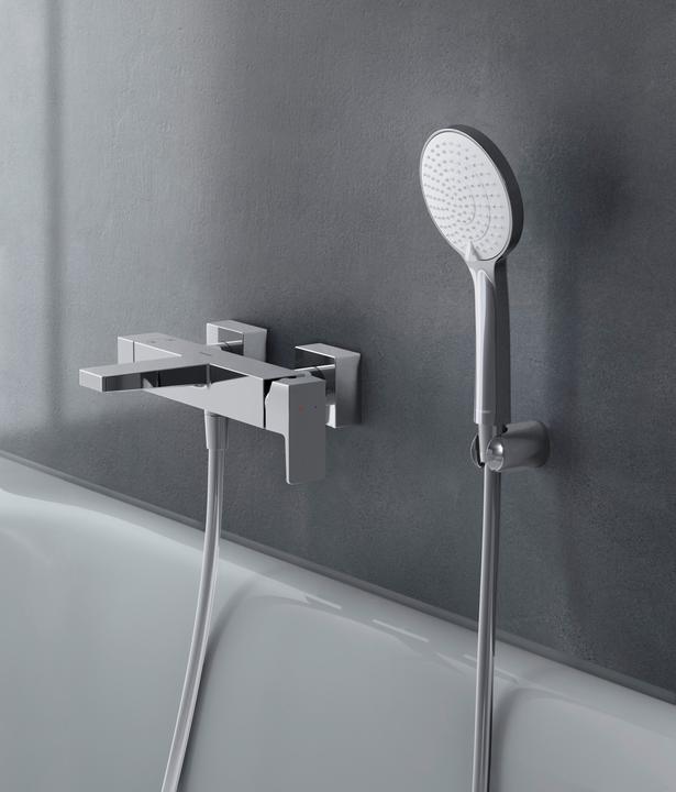 Actual product image Duravit Manhattan single lever bath mixer exposed, projection 196 mm, consumer 2, MH5230000