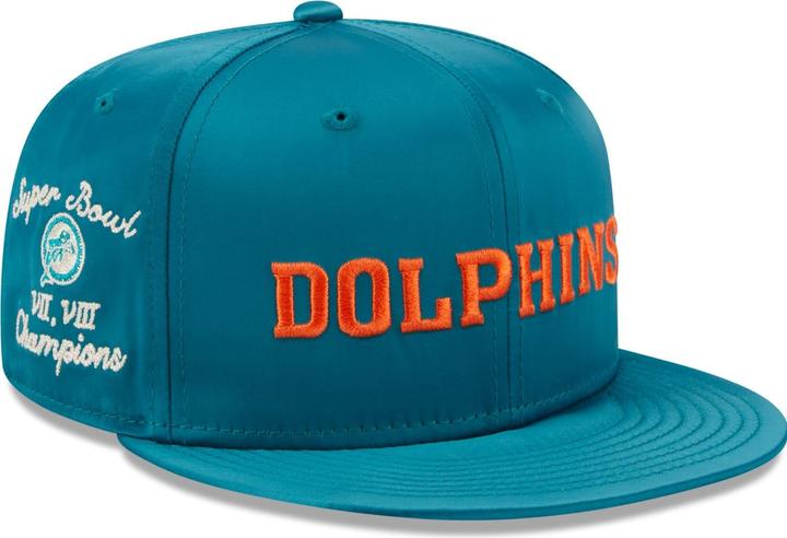 Actual product image New Era 9Fifty Satin Script Miami Dolphins