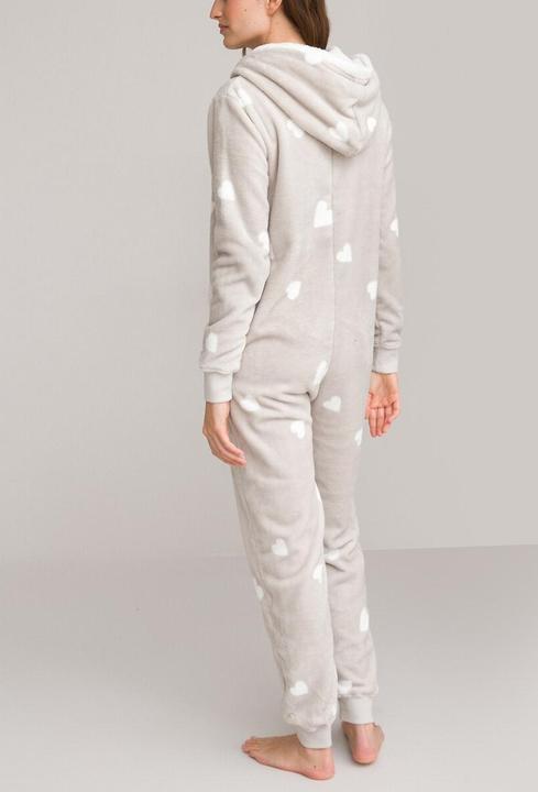 Actual product image La Redoute Collections Jumpsuit with heart motifs (32, 34)