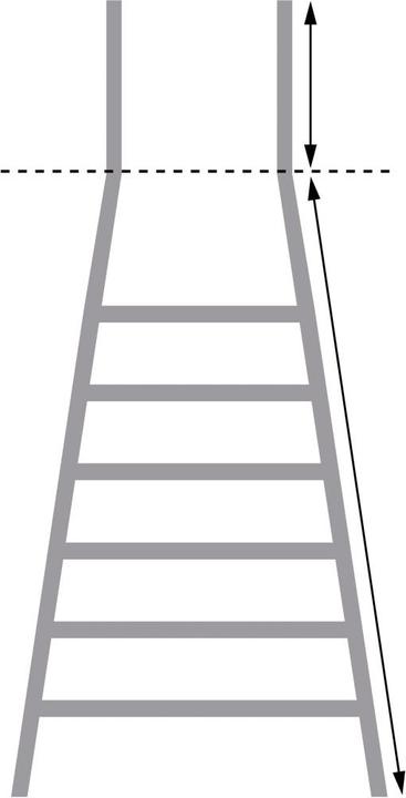 Immagine prodotto Munk ML Scala a piattaforma 6 gradini (Scala a pioli, 335 cm)