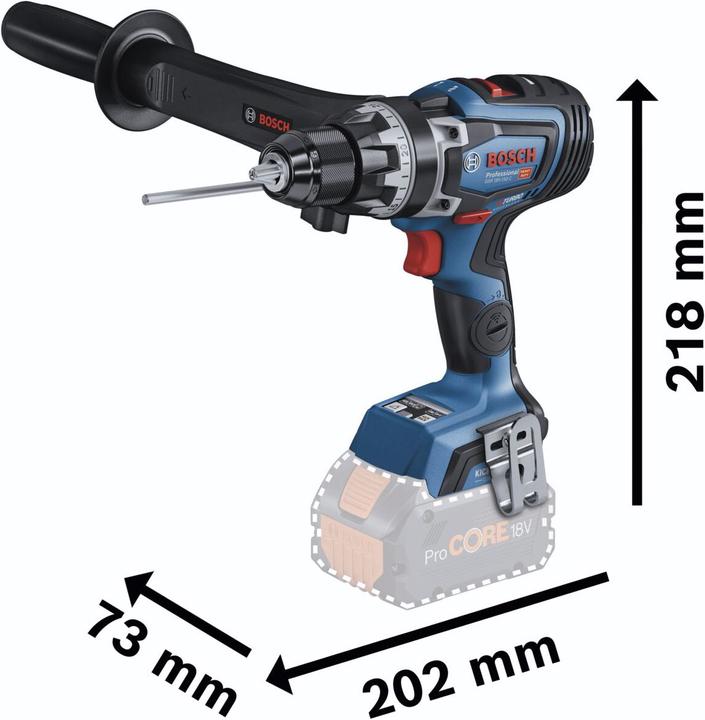 Image du produit Bosch Professional GSR 18V-150 C (Fonctionnement sur batterie)