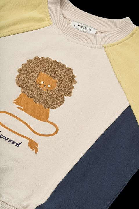 Actual product image Liewood Aude Sweatshirt Circus Lion (110)