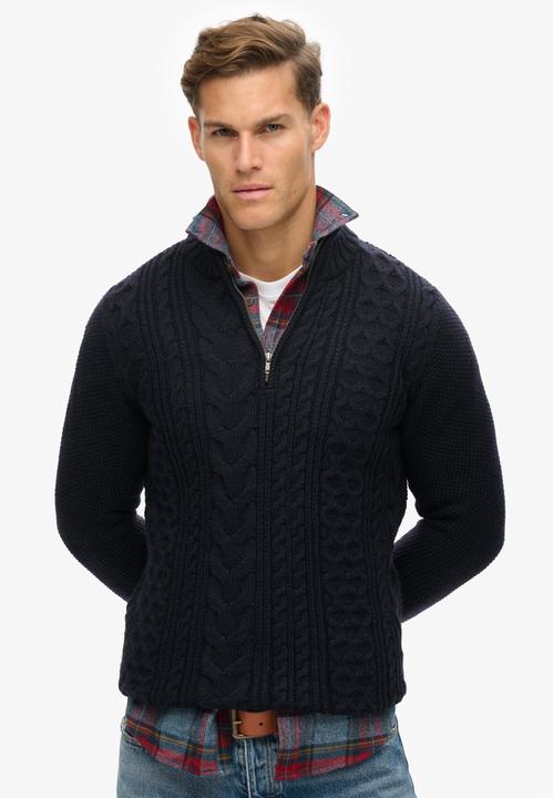 Immagine prodotto Superdry maglia con mezza zip uperdry jacob cable (S)