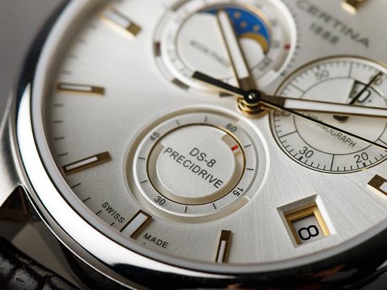 Produktbild Certina DS-8 Chronograph Moon Phase (Analoguhr, Swiss Made, 42 mm)