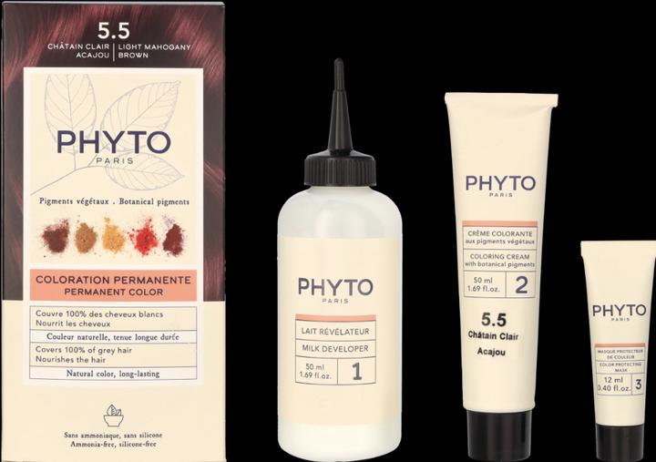 Immagine prodotto Phyto Colorazione permanente castano chiaro 5.5 (5.5, Marrone mogano chiaro)