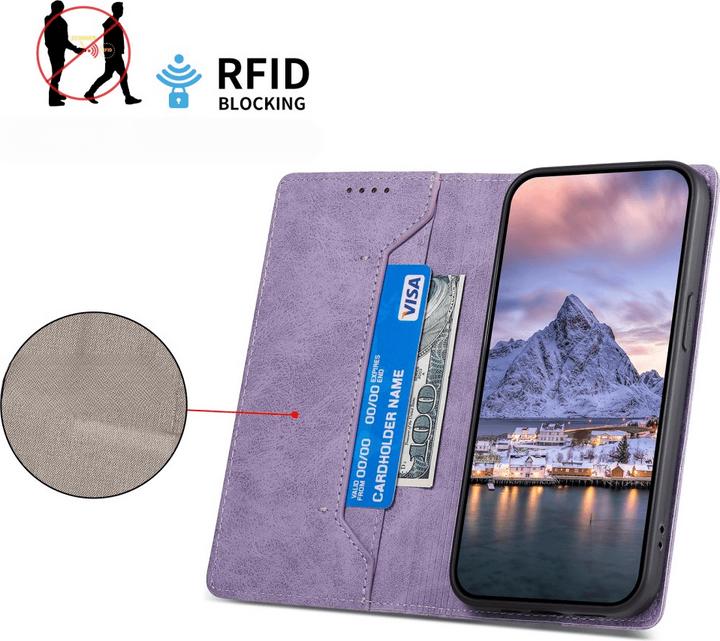 Image du produit Cover-Discount Galaxy A56 5G - Flip Case mit RFID Blocker (Samsung Galaxy A56)