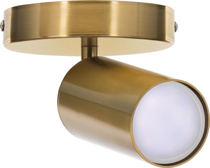 Produktbild Activejet SPECTRA einzelne goldene Deckenleuchte GU10 für Wohnzimmer (GU10)