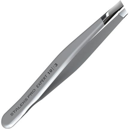 Staleks Expert 10 Type 3 Wide Beveled Tip Eyebrow Tweezers (Eyebrow Tweezers)