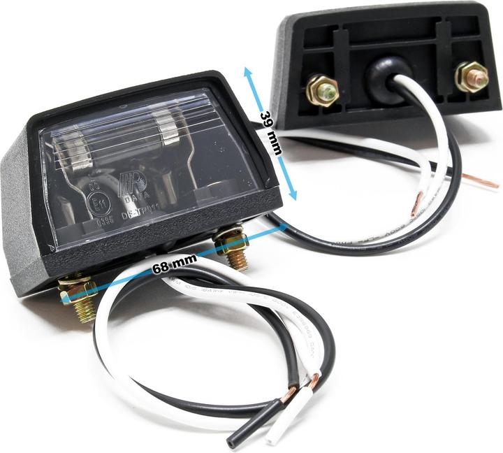 Actual product image Wiltec Tail Light Set for Trailers 12pcs. with 13 Pin Connector and 5m Connector Cable
