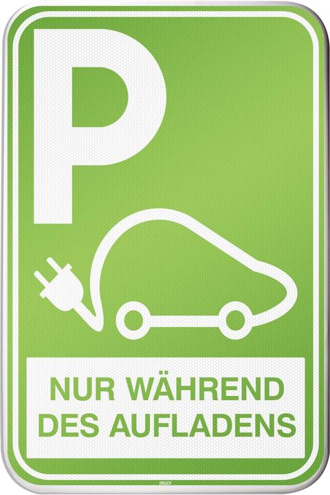 Produktbild Brady I/EVP6/DE/RFLB-400X600-1, Parkschild für Elektrofahrzeuge - Parkplatz für das Aufladen Ihres