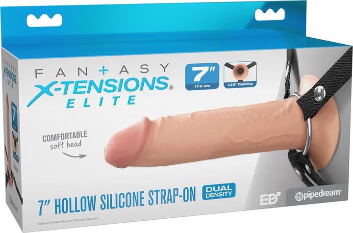 Pipedream Hollow silicone strap-on