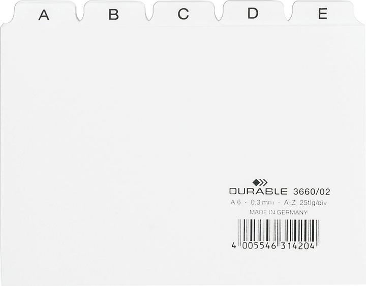 Produktbild Durable Leitregister (A6)