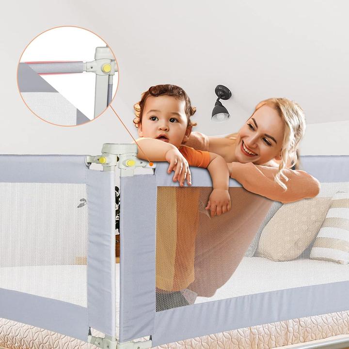 Immagine prodotto CCLife Höhenverstellbares Bettgitter Dream Guardian Plus (172 cm)
