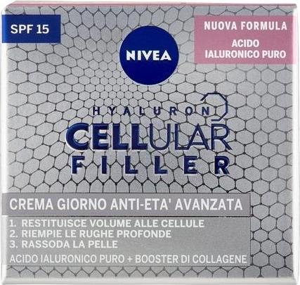 Image du produit NIVEA Crème Cellulaire Hyaluronic Filler Jour Spf15 50ml (50 ml)