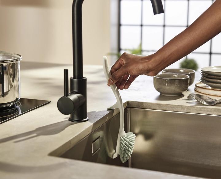 Actual product image Joseph Joseph Edge Sink Brush - Light Stone/Sage (1 pcs.)