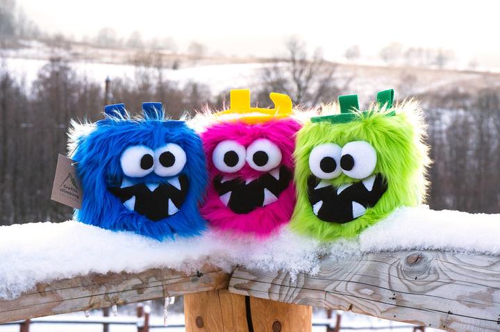 Actual product image Crafty Climbing 5 Toothed Monster Chalk Bag
