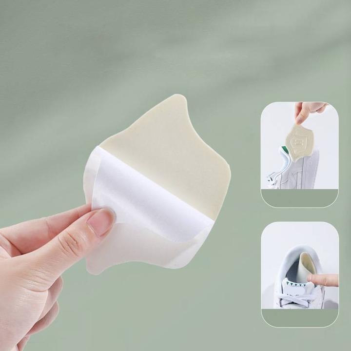Stride Anti-Rutsch Ferseneinlagen – Weiche Massage-Pads für Sneaker Schwarz