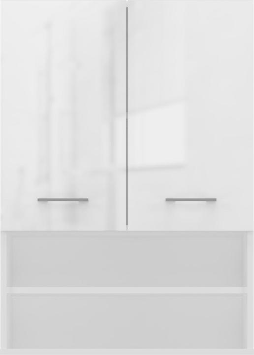 Produktbild Topeshop POLA MINI DK BPOŁ Aufbewahrungsschrank für Badezimmer Weiss (60 x 30 x 174 cm)