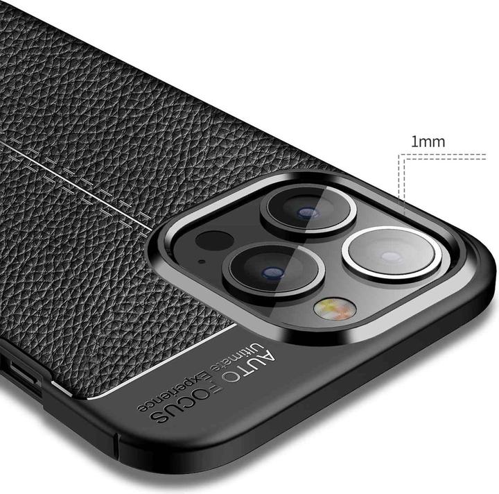 Produktbild Cadorabo TPU Cover Kunstleder Struktur (Apple iPhone 13 Pro)
