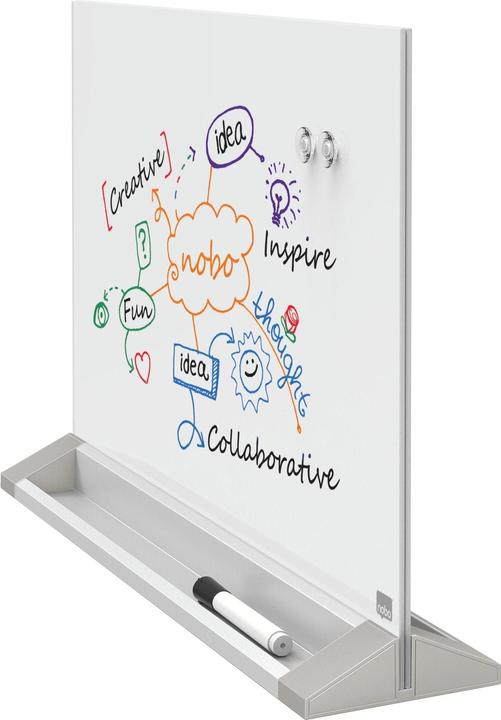 Productafbeelding Nobo Bureaublad magnetisch 1905265 wit briljant (60 x 43 cm)