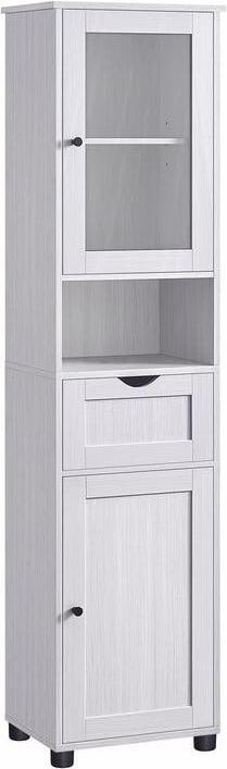 Vasagle Bathroom cabinet white 40.0 x 30.0 x 165.0 cm (40 x 165 cm)