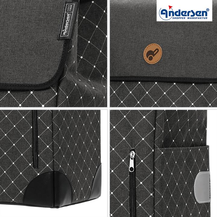 Image du produit Andersen Alu Star Shopper Sofia chariot à provisions 58 cm