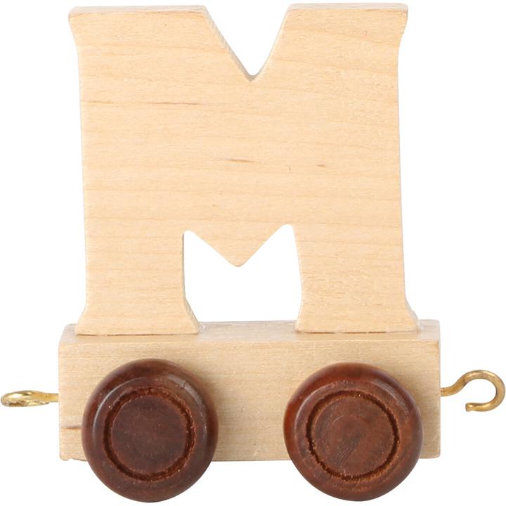 Actual product image small foot Letter M