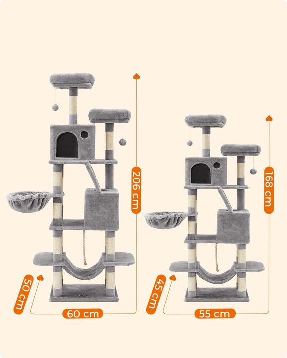 Produktbild Feandrea Silo (168 cm, Grau, Beige)