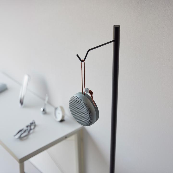 Actual product image Yamazaki TOWER height-adjustable lantern stand