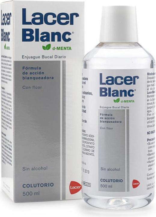 Immagine prodotto Lacer Blanc Collutorio alla menta 500ml (500 ml, Collutorio)