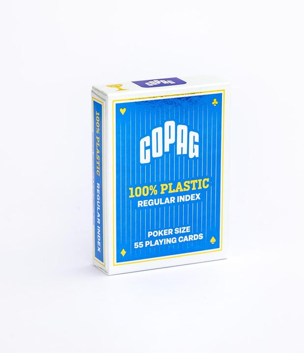 Image du produit Copag Paquet de cartes de poker en plastique Regular (Allemand, Français, Italien, Anglais)