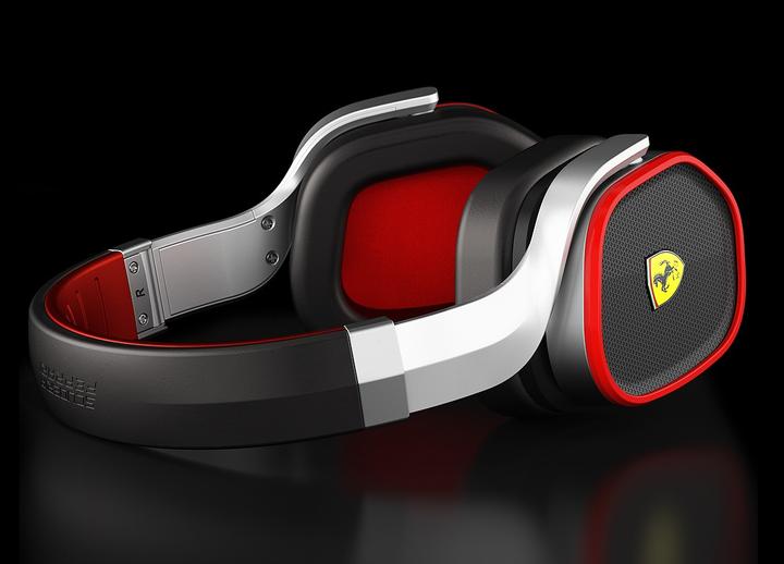 Actual product image Logic3 Ferrari by Scuderia R300, Over-Ear Headphones (ANC, Cable)