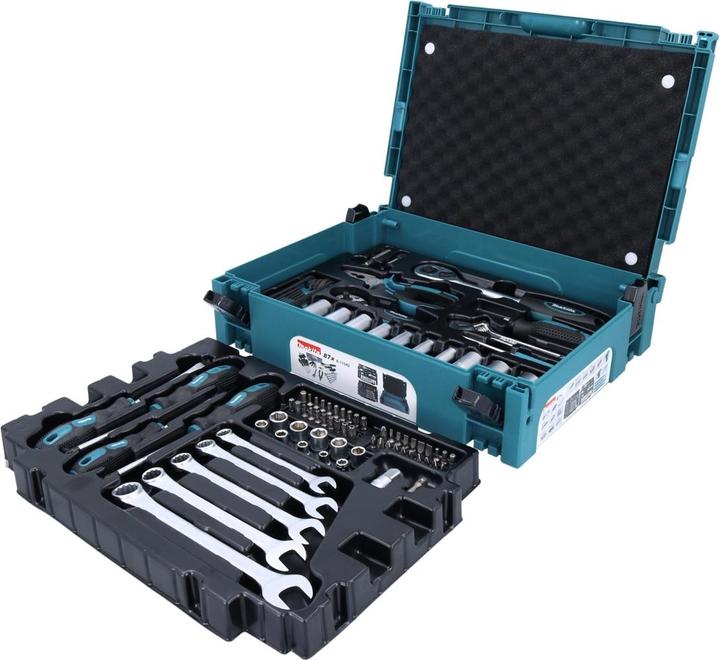 Actual product image Makita Hand tool set, 87 pcs incl. MakPac (87 pieces)