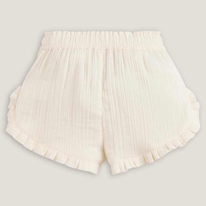 Image du produit La Redoute Collections Short à volants brodé et doublé de mousseline (94)