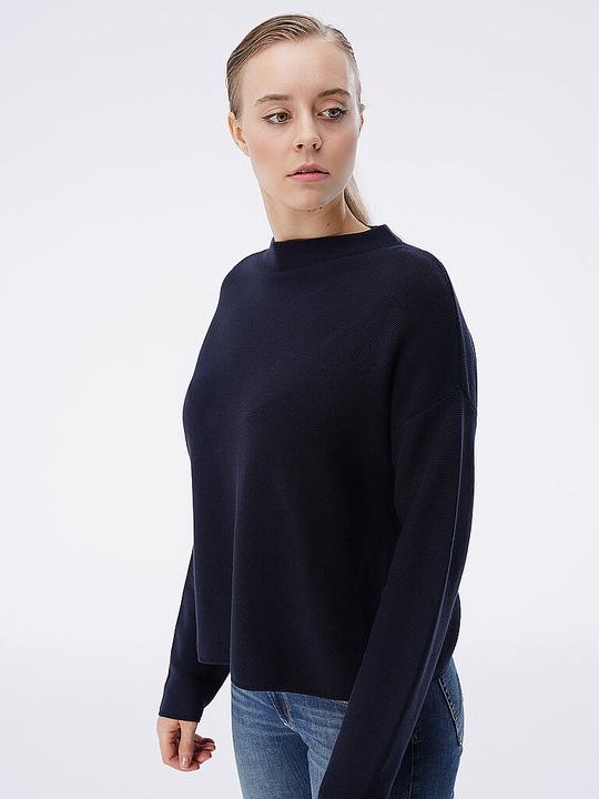 Actual product image Armedangels Long Sleeve Merinaa Pullover Left Left Night Sky (L)