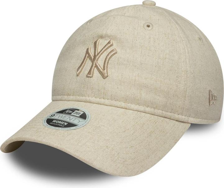 New Era 9Twenty Damen Cap - Leinen New York Yankees Beige