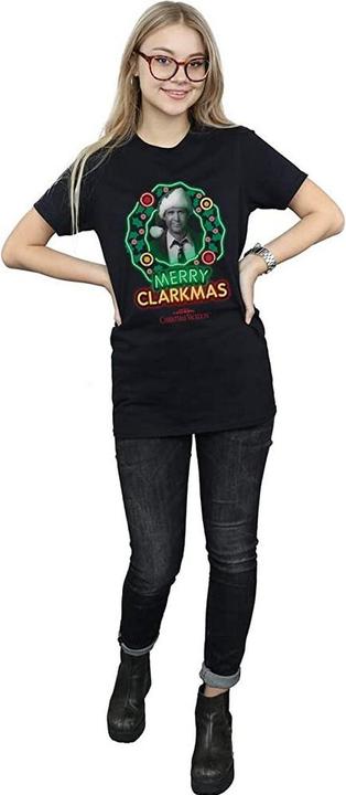 Produktbild National Lampoon´s Vacation Graustufen Clarkmas TShirt aus Baumwolle (M)