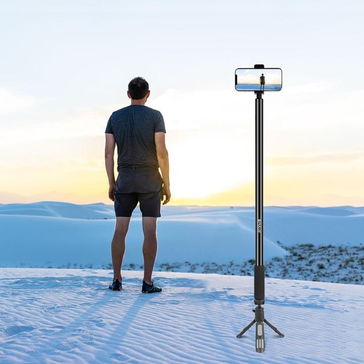 Actual product image Puluz 3 metre long telescopic selfie stick monopod