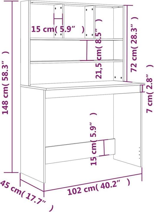 Immagine prodotto VidaXL Conni (102 x 45 x 148 cm)